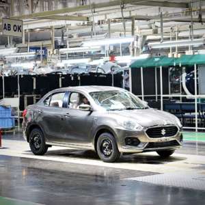 Maruti Suzuki Manesar plant Dzire production line