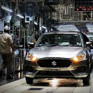 Maruti Suzuki Manesar plant Dzire production line