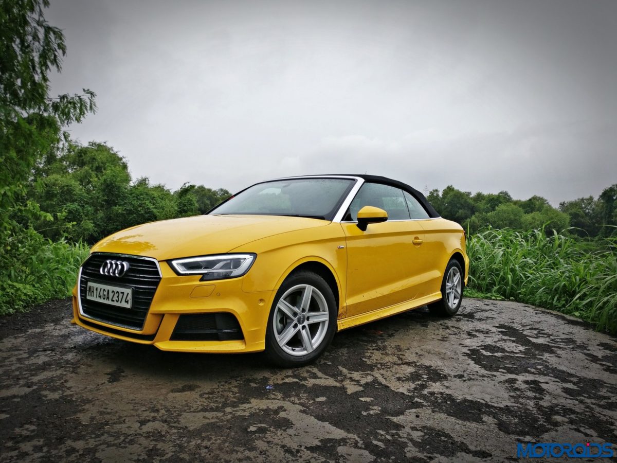 New  Audi A Cabriolet facelift side profile