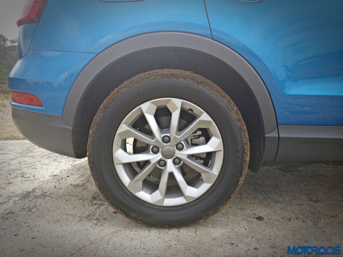 New 2017 Audi Q3 facelift wheel and tyres