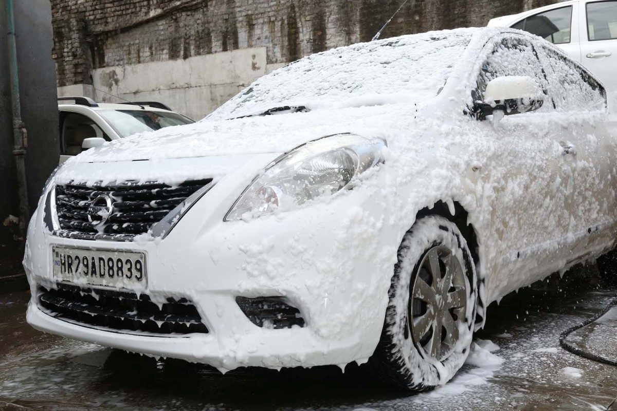 Nissan Foam Wash For The Car