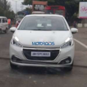 PeugeotspiedtestinginIndiafrontfascia