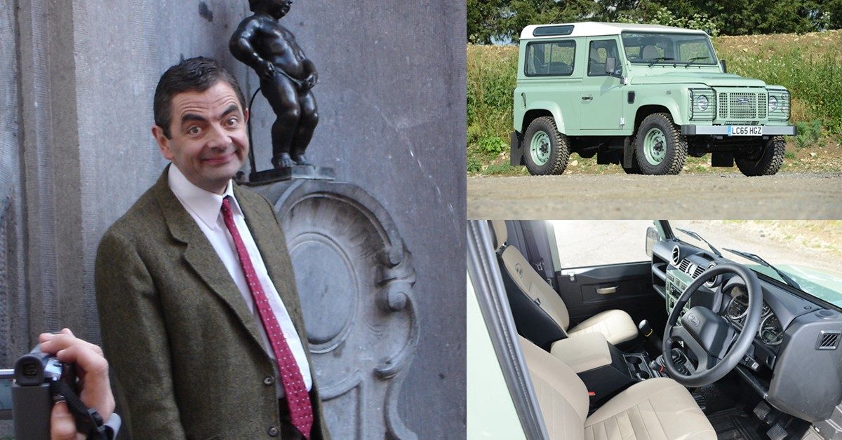 Rowan Atkinson Land Rover Defender  Heritage Auction Feature Image
