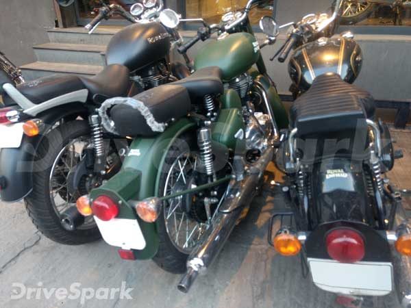 Royal Enfield Battle Green in India
