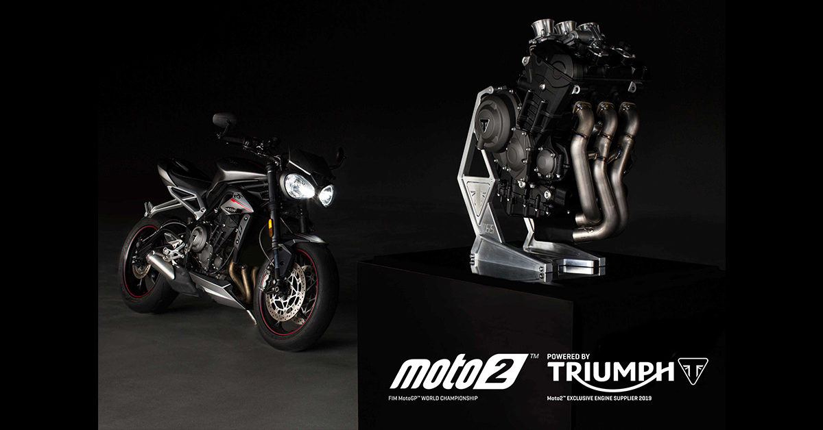 TRIUMPH ENGINES POWER THE FIM MOTO WORLD CHAMPIONSHIP FROM  Feature Image