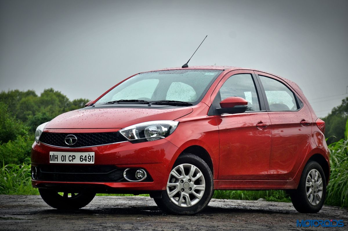 Tata Tiago AMT left three quarter