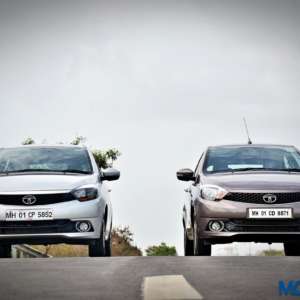 Tata Tigor Vs Tiago front profile