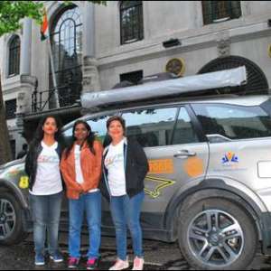 Three Women Rotarians Drive From Coimbatore to London In A Tata HEXA