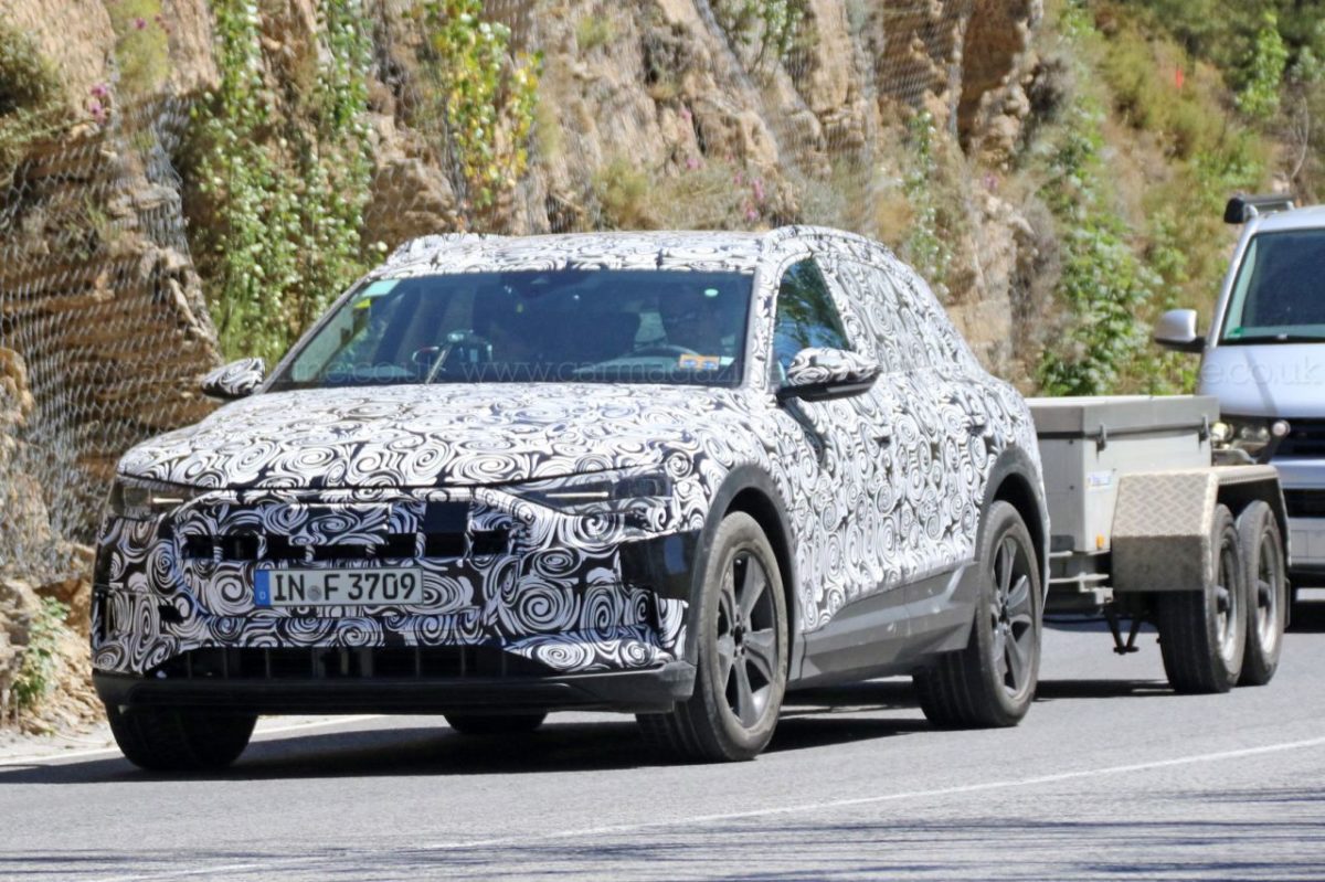 Audi E tron Spied On Test