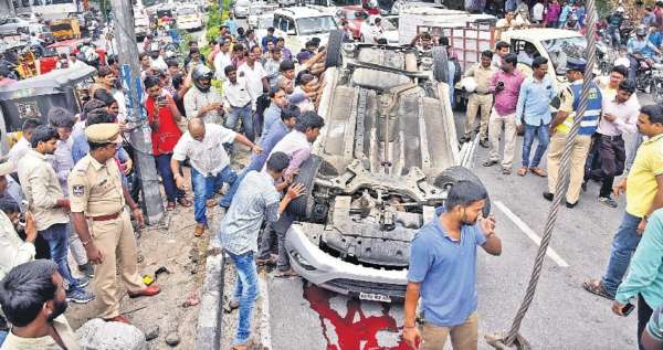 Banjara Hills Crash Hyderabad