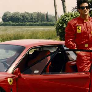 Ferrari F Sylvester Stallone at Fiorano