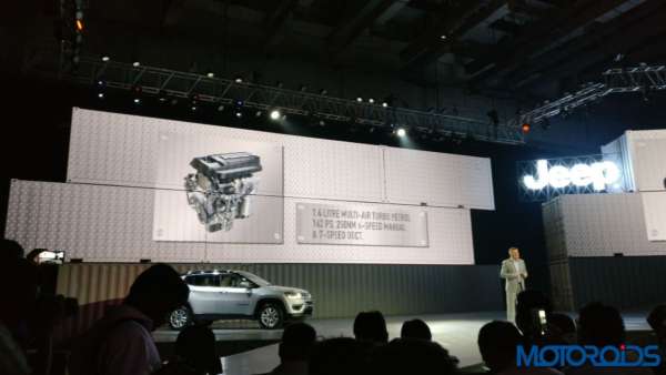 Jeep Compass India launch petrol engine