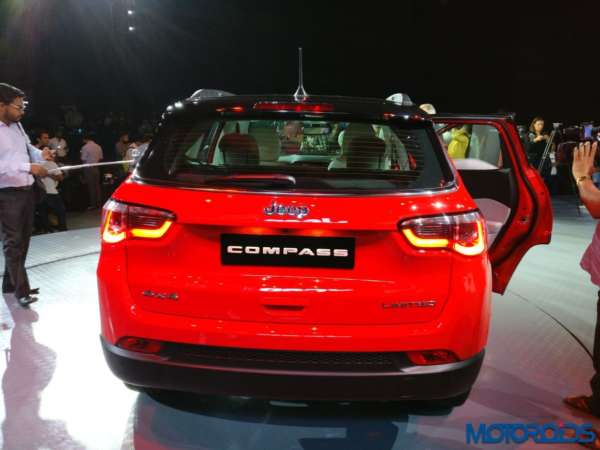 Jeep Compass launched in India rear profile