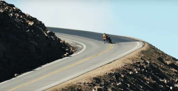 KTM Duke  R Pikes Peak Record Run