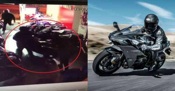 Kawasaki H Carbon Stolen Facebook