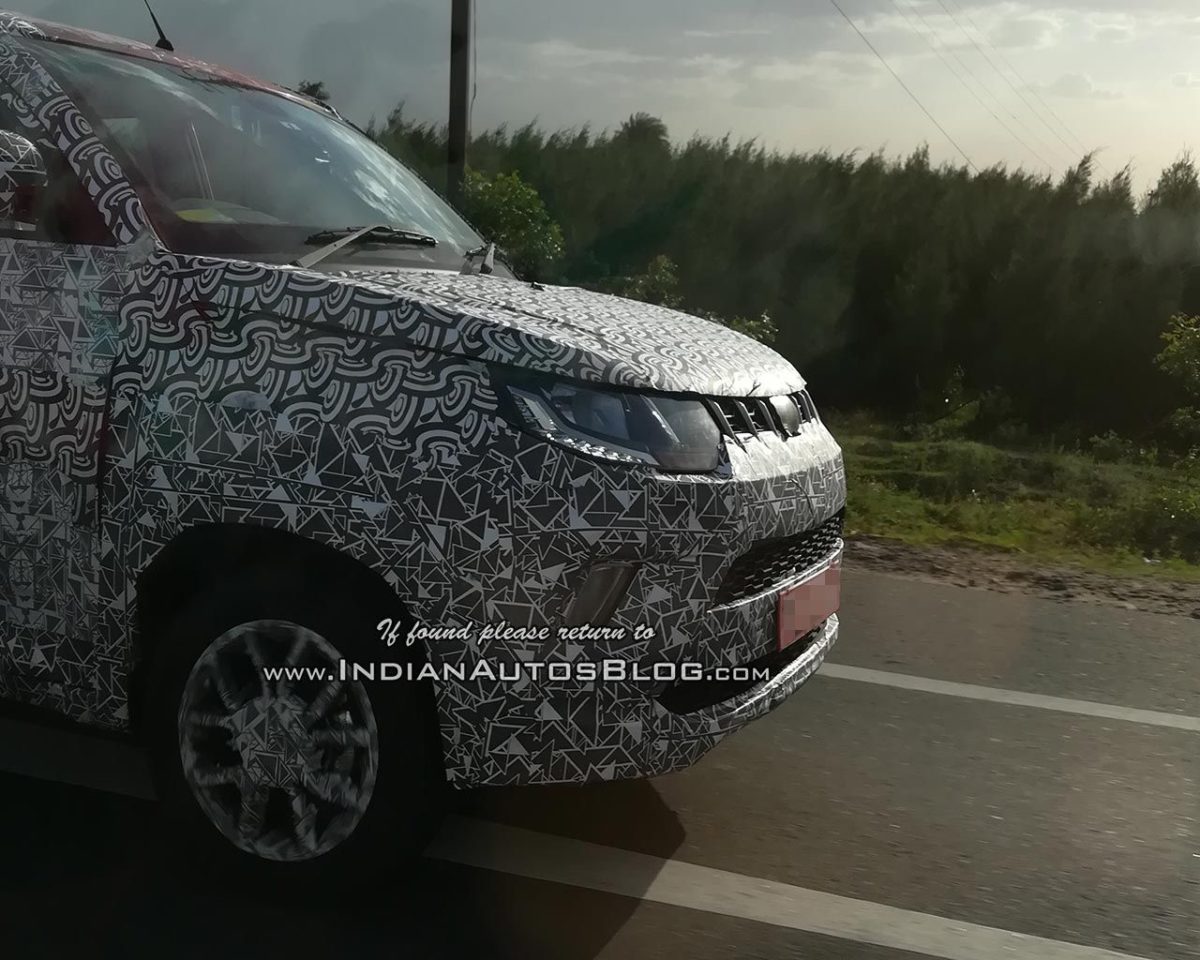 Mahindra KUV Facelift Spotted On Test