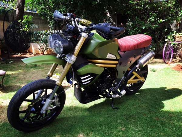 Mahindra Mojo Scrambler by Full Throttle Customs