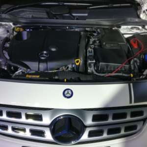 Mercedes Benz GLA facelift launch engine bay