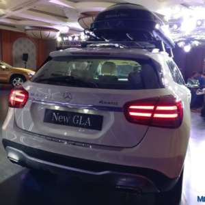 Mercedes Benz GLA facelift launch rear profile