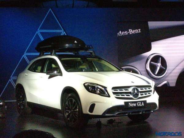 Mercedes-Benz GLA facelift launch white