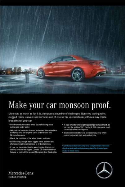 Mercedes-Benz Monsoon campaign