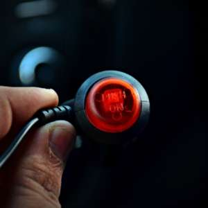 Moonbow Car Air Purifier power button