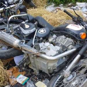 Royal Enfield Motorcycles Damaged In Transit