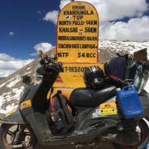 TVS Jupiter Ladakh Ride Lakshay Anand