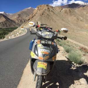 TVS Jupiter Ladakh Ride Lakshay Anand