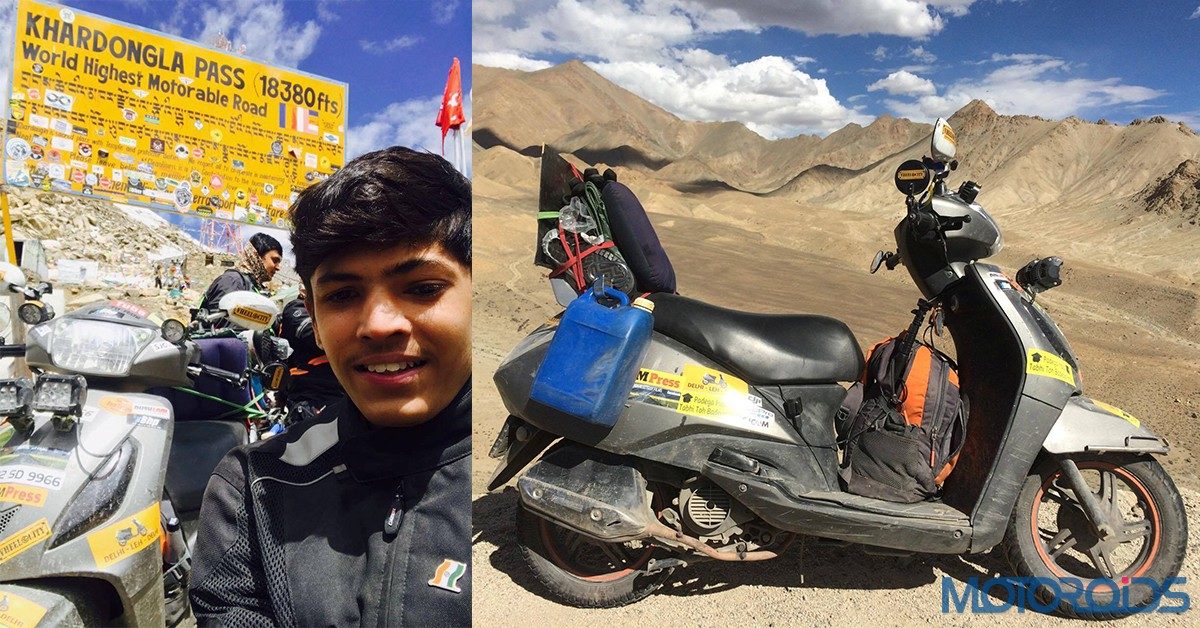 TVS Jupiter Ladakh Ride Lakshay Anand Feature Image