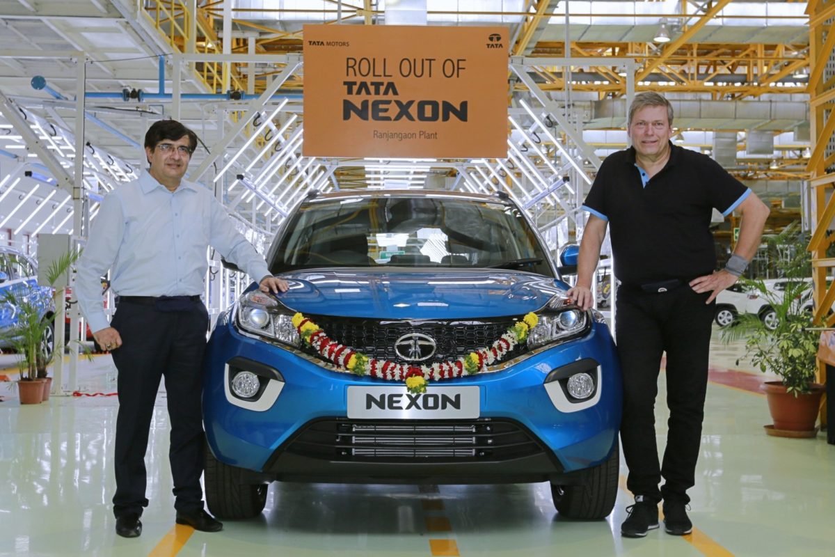 Tata Nexon Rolls off production line