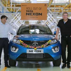 Tata Nexon Rolls off production line