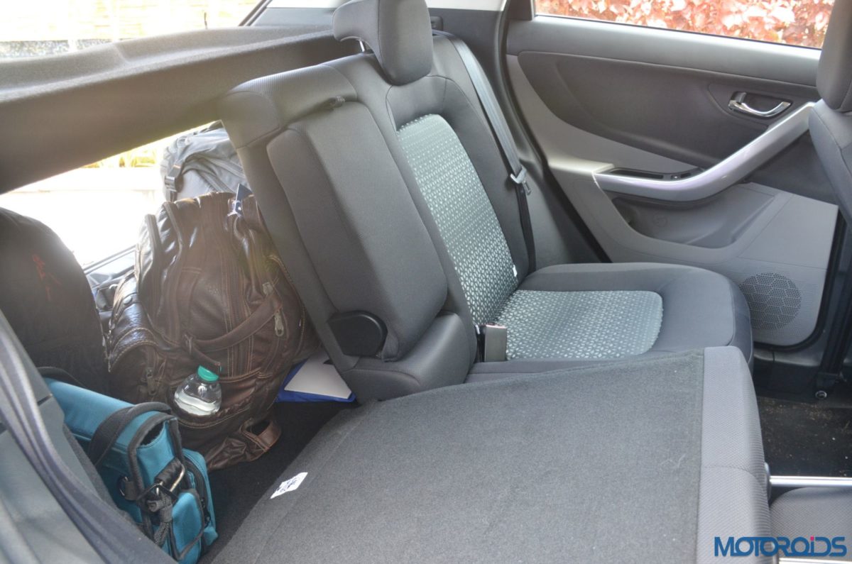 Tata Nexon rear seat split