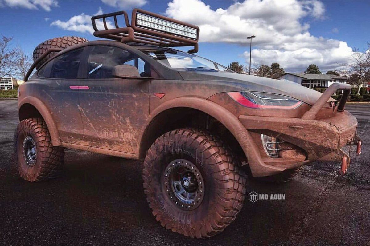 Tesla Model X Off Road