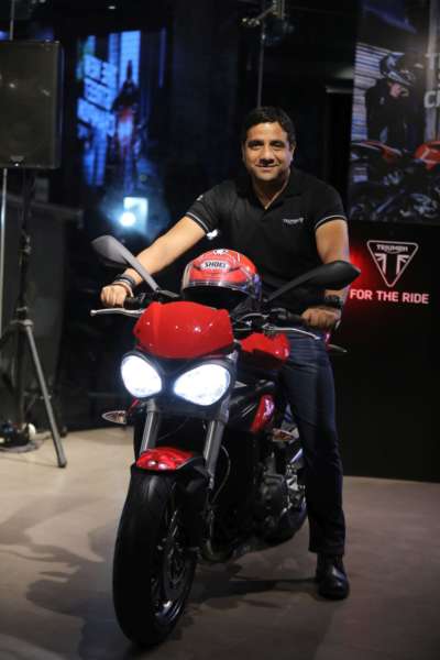 Vimal Sumbly Inaugurates New Triumph dealership in Bhubaneswar