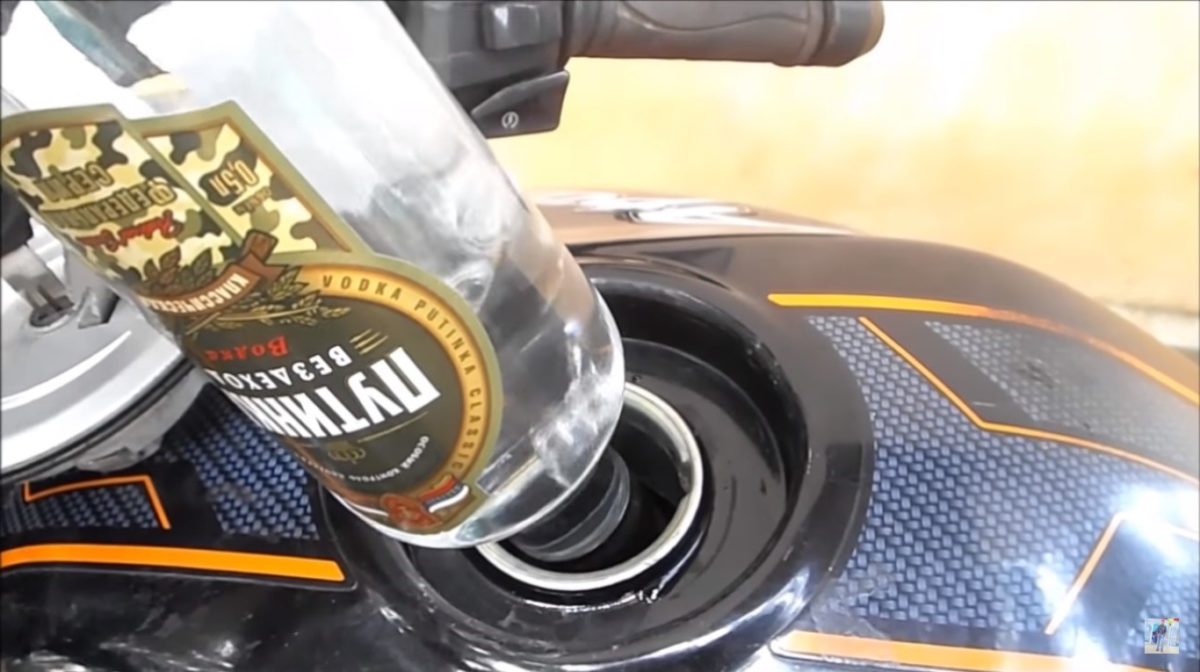 Vodka in TVS Apache