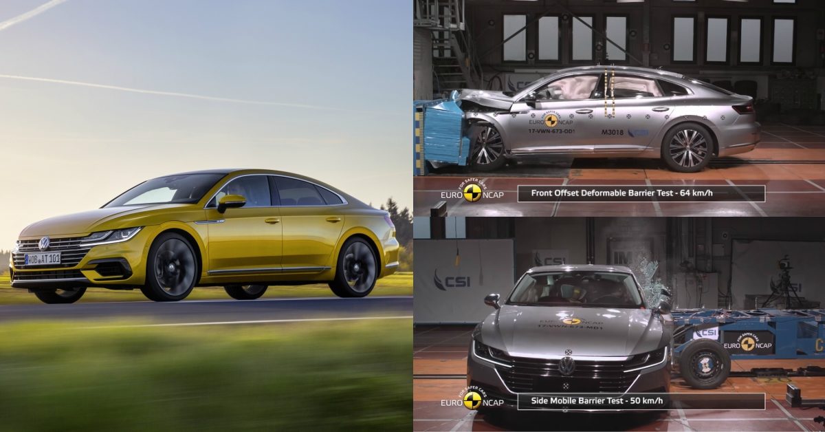 Volkswagen Arteron Euro NCAP Crash Test Feature Image