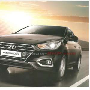 Hyundai Verna facelift brochure leaked