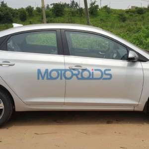 Hyundai Verna facelift spied