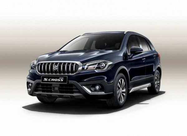 Suzuki S Cross facelift front three quarters studio image