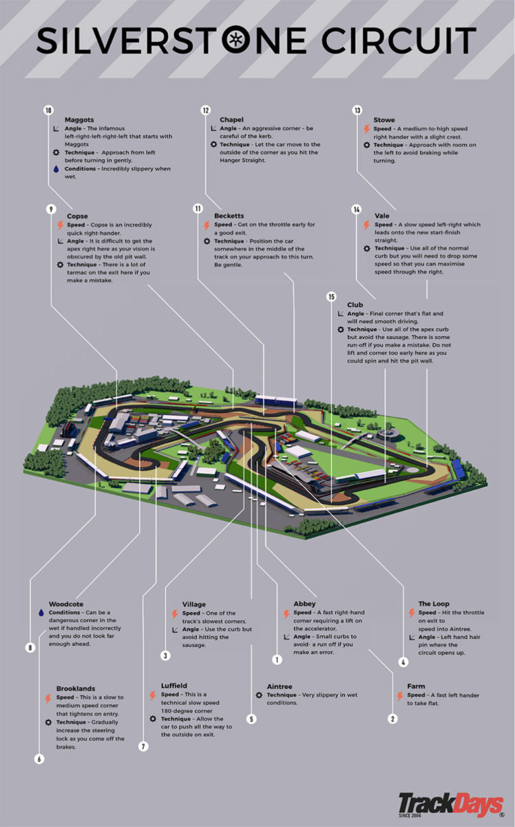 d silverstone race track analysis