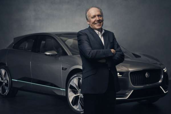 Ian Callum with the Jaguar I-Pace Concept