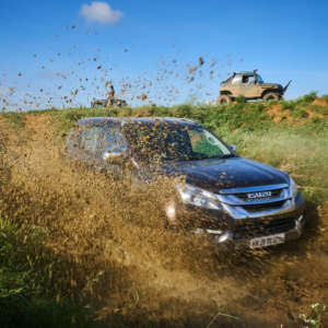 Isuzu MU X Off roading