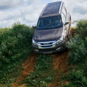 Isuzu MU X Off roading