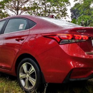 New  Next gen Hyundai Verna Red static car