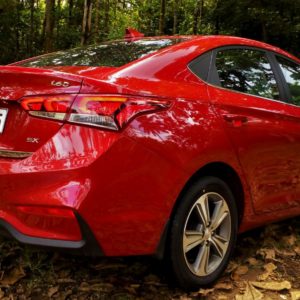 New  Next gen Hyundai Verna static Red