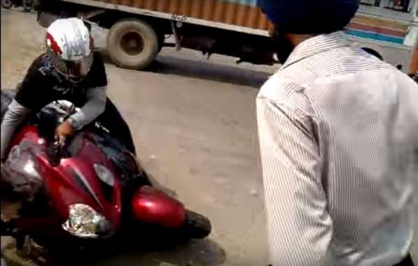 Suzuki Hayabusa Crash India