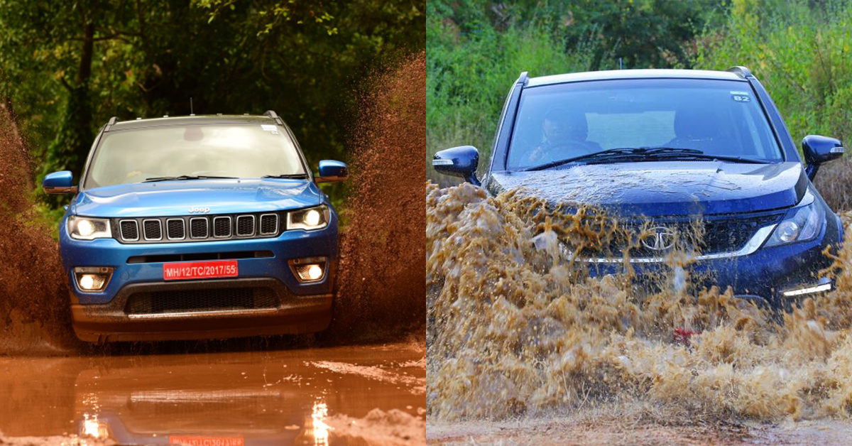 Tata Hexa Jeep Compass Comparison Feature Image