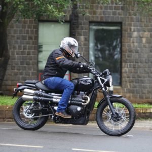 Triumph Street Scrambler Action Shots