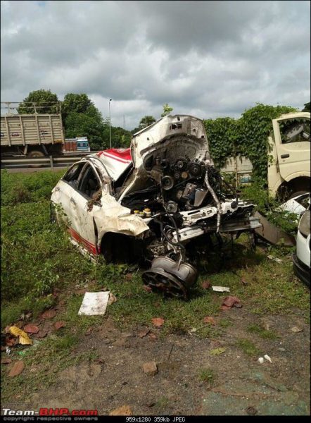 Fiat Punto Abarth Crash